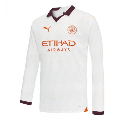 Maillot de foot Manchester City Bernardo Silva #20 Extérieur 2023-24 Manche Longue